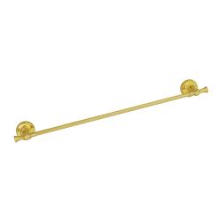 Полотенцедержатель Migliore Fortuna, одинарный, настенный, неповоротный, 62 см, металлический, форма округлая, для полотенец, в ванную/туалет/душевую кабину, цвет золото