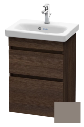 Тумба/шкафчик для консоли/столешницы Duravit DuraStyle под раковину 30х54,8х51,2 см, подвесная, ДСП, цвет: каштан темный/базальт, 2 выдвижных ящика, прямоугольная