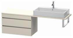 Тумба/шкафчик для консоли/столешницы Duravit DuraStyle под раковину 60х47,8х51,2 см, подвесная, ДСП, цвет: серо-коричневый, 2 выдвижных ящика, прямоугольная