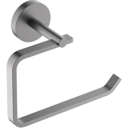 Держатель для туалетной бумаги Aquatek Бетта без крышки, цвет оружейная сталь, настенный, латунь/нержавеющая сталь, форма квадратная, для туалета/ванной