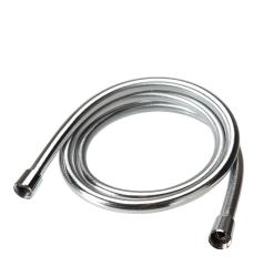 Шланг для душа Axor 200 см, 1/2” и 1/2”  для душа/лейки/ванны, с металлическим эффектом, без лейки, внутренняя резьба, пластиковый, цвет полированный никель, душевой, для душа/ванной