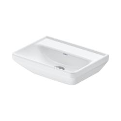 Раковина DURAVIT Viu, 45х32х13,5 см, подвесная, прямоугольная, санфарфор, цвет белый, без отверстия под смеситель, без перелива