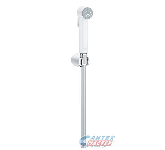Душевой гарнитур Grohe Tempesta-F Trigger Spray 30 с гигиеническим душем и настенным держателем, шланг 125 см хром/белый 27812IL1