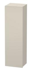 Пенал Duravit DuraStyle, 40x36x140 см, подвесной, (левый), с дверцей, с полкой, со стеклянными полками, цвет: серо-коричневый, в ванную комнату