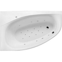 Ванна Excellent Kameleon RELAX, 170х110 см, акриловая, цвет- белый/хром, (с гидромассажем), с каркасом, асимметричная, левосторонняя, левая, приставная/встраиваемая