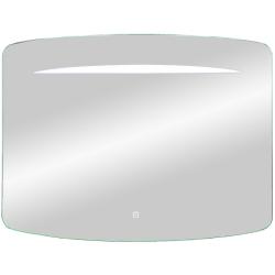 Зеркало Континент "Rapid Led", 100х70 см, с LED/ЛЕД-подсветкой, прямоугольное, выключатель сенсорный, для ванны, навесное/подвесное/настенное