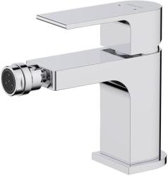 Смеситель для биде Aquatek Лира однорычажный, керамический картридж, поворотный излив, длина 124 мм, латунь, цвет хром, без шланга/лейки