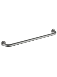 Поручень для душа/ванны Aquatek AQ4996BGM настенный, 650 мм латунь, округлый, для душа/ванны, душевой, цвет оружейная сталь