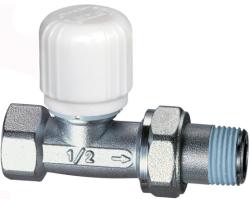 Клапан терморегулирующий Far прямой 1"вн. прямой, хромированный, без преднастройки FT 1640 1