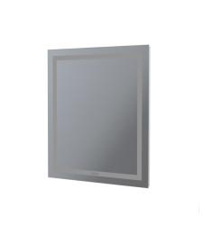 Зеркало IDDIS Zodiac, 60х70 см, с LED/ЛЕД-подсветкой, прямоугольное,  без антизапотевания, выключатель механическйий, вертикальное, для ванны, навесное/подвесное/настенное