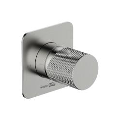 Смеситель для душа WasserKRAFT Paar, однорычажный, встраиваемый, керамический, без излива, без душевого комплекта, латунь, цвет никель