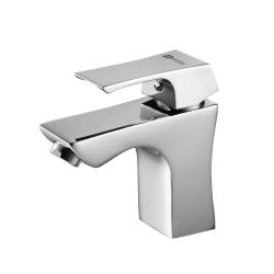 Смеситель для раковины Lemark Unit однорычажный, фиксированный, керамический, с низким изливом, высота излива 7,9 см, латунь, покрытие хром, цвет хром