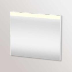 Зеркало Duravit Brioso, 82х70х3,5 см с LED/ЛЕД-подсветкой, прямоугольное, подвесное/настенное, цвет рамы: белый глянец, настенный выключатель, для ванной