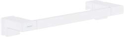 Ручка Hansgrohe AddStoris для двери в душевую, 39,8 см, цвет: матовый белый, металлическая, квадратная, для душа