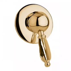 Смеситель для душа Cezares Elite, встраиваемый, однорычажный, без излива, керамический, латунь, внутренний (скрытый монтаж), цвет бронза