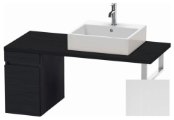 Тумба/шкафчик для консоли/столешницы Duravit DuraStyle под раковину 30х47,8х51,2 см, подвесная, ДСП, цвет: дуб черный/белый матовый, 2 выдвижных ящика, прямоугольная