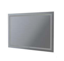 Зеркало IDDIS Zodiac, 100х70 см, с LED/ЛЕД-подсветкой, прямоугольное,  с антизапотеванием, выключатель механическйий, вертикальное, для ванны, навесное/подвесное/настенное