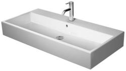 Раковина DURAVIT Vero Air, 100х47х17 см, подвесная, прямоугольная, санфарфор, цвет белый, 1 отверстие под смеситель, без перелива