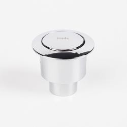 Кнопка арматуры слива IDDIS Optima Home ABS-пластик, хром, D = 38, с одинарным смывом 92038SB1AR