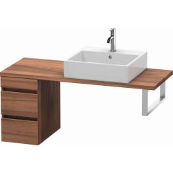 Тумба/шкафчик для консоли/столешницы Duravit DuraStyle под раковину 30х47,8х51,2 см, подвесная, ДСП, цвет: орех, 2 выдвижных ящика, прямоугольная