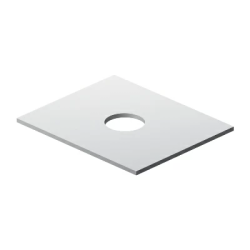 Столешница под раковину AM.PM Func 60, 604х16х500 мм, ЛДСП, прямоугольная, цвет белый матовый, для накладной раковины/умывальника/рукомойника, с отверстием, на тумбу