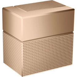 Вентиль Axor Edge запорный, скрытого монтажа, с алмазной огранкой, настенный, квадратный, латунь, цвет: полированное красное золото, встраеваемый/встроенный