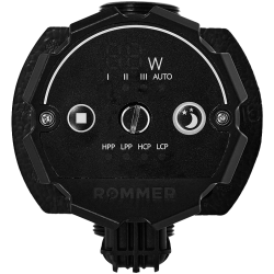 Насос циркуляционный ROMMER Profi EVO 25/60-130 частотный, 1 1/2" с гайками и теплоизоляцией, L 130 мм 3,6 м3/час напор 6 м. для систем отопления, в системах нагрева ГВС, вентиляции, охлаждения и кондиционирования воздуха