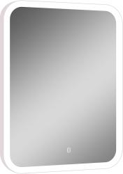 Зеркало Континент "Glamour Led", 70х80 см, с LED/ЛЕД-подсветкой, прямоугольное, выключатель сенсорный, для ванны, навесное/подвесное/настенное