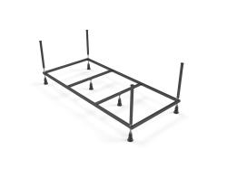 Рама для ванны Cersanit SMART 170, без крепежа, металлическая, сталь, шесть опор, прямоугольная, правый/левый правосторонний/левосторонний