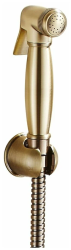 Гигиенический душ Esko, набор 3 в 1 с гигиенической лейкой/держателем/шлангом, для унитаза/биде, настенный, латунь, цвет бронза сатин BH3in1
