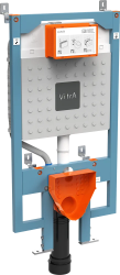 Инсталляция для подвесного унитаза Vitra V8, (без клавиши смыва, кнопки), система для подвесного унитаза, со скрытым смывным бачком (бак), комплект, размеры рамы (каркас), 555х1120х90/120 мм, в капитальную стену и пол