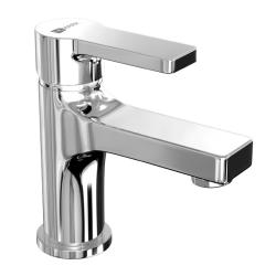 Смеситель для раковины/умывальника Lemark Aura, однорычажный, неповоротный, керамический, длина излива 107 мм, латунь, цвет хром