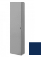 Пенал Cezares Stylus, 35х20х140 см, подвесной, (правый/левый/универсальный), 1 распашная дверь/реверсивная, цвет синий, в ванную комнату