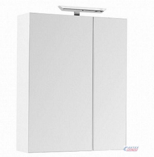 Шкаф зеркальный Aquanet Йорк 70 белый глянец