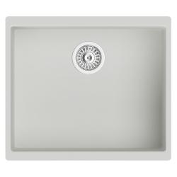 Мойка TopZero серия TopGran, 460х530 см, подстольная, из гранита, прямоугольная, цвет Ice, отверстие под смеситель, слив-перелив, для кухни