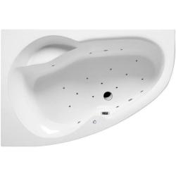 Ванна Excellent Newa RELAX, 160х95 см, акриловая, цвет- белый/хром, (с гидромассажем), с каркасом, асимметричная, левосторонняя, левая, приставная/встраиваемая