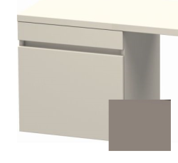 Тумба/шкафчик для консоли/столешницы Duravit DuraStyle под раковину 50х54,8х51,2 см, подвесная, ДСП, цвет: серо-коричневый/базальт, 1 выдвижной ящик, прямоугольная