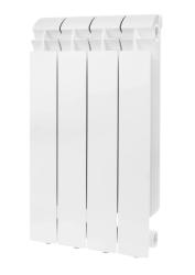 Радиатор Global VOX- R 500/4 алюминиевый, нижнее правое подключение, для отопления квартиры, дома, водяные, мощность 812 Вт, настенный, цвет белый