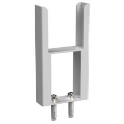 Комплект напольных кронштейнов Royal Thermo Shift Q30-2 RAL9016, цвет белый, 2 шт, сталь, для стальных трубчатых радиаторов Shift, FM1-Q30-2-9016