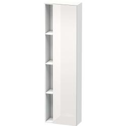 Пенал Duravit DuraStyle, 50x24x180 см, подвесной, (правый), с дверцей, с закрытыми/открытыми полками, цвет: белый глянец/белый матовый, в ванную комнату