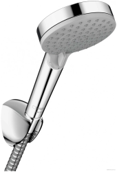 Душевой гарнитур Hansgrohe Vernis Blend Porter с держателем Vario, комплект: ручной душ/держатель для душа/шланг для душа 160 см, пластик, цвет хром