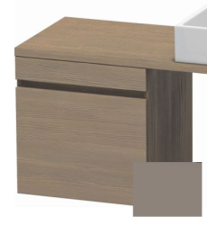 Тумба/шкафчик для консоли/столешницы Duravit DuraStyle под раковину 50х54,8х51,2 см, подвесная, ДСП, цвет: дуб терра/базальт, 1 выдвижной ящик, прямоугольная