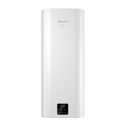 Водонагреватель Thermex Minta 100 V 100 л.,электрический, настенный, вертикальный, накопительный, 2 кВт, 430х410х1017 мм, 230 В, (цвет белый, плоский), подводка нижняя, (бойлер, водогрей), биостеклофарфор