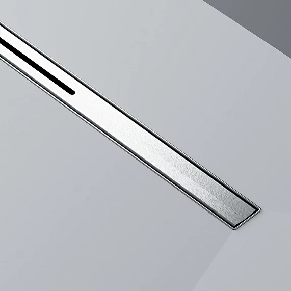 Душевой трап (лоток) AM.PM MasterFlow Slim 1000 мм комбинированный затвор со стальной матовой решеткой, цвет хром, выходная труба 40/50 мм, линейный