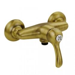 Смеситель для душа Migliore Lem, настенный, однорычажный, без излива, керамический, латунь, цвет бронза