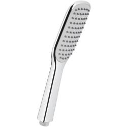 Лейка душевая KFA Armatura LOGON, ручная, округлая, с 1- режимом, хром/пластик, ручная лейка, для душа/ванной, ручной душ