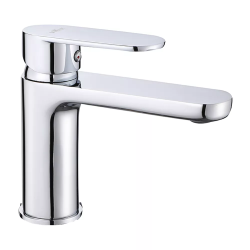 Смеситель для раковины/умывальника VIEIR однорычажный, неповоротный, длина излива 120 мм, латунь, цвет хром