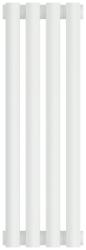 Радиатор отопления Сунержа Эстет-11 500х180 4 секции, цвет матовый белый, универсальное подключение, нержавеющая сталь, трубчатый