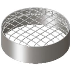 Наконечник-решетка ROMMER DN80 белый, алюминий, для дымоходов, традиционных котлов