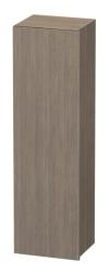Пенал Duravit DuraStyle, 40x36x140 см, подвесной, (левый), с дверцей, с полкой, со стеклянными полками, цвет: дуб терра/базальт, в ванную комнату